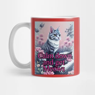Cat Design T-Shirt: Elegant and Playful | Quality Printing Mug
